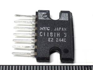 IC： uPC1181H3 (5.8W オーディオアンプIC) ４個組　新品未使用品