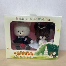 Sekiguchi セキグチ　くまのがっこう　ジャッキー&デイビッド　ウェディングセット　Jackie&David Wedding 人形 _画像1