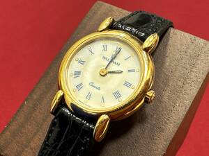 ※55459 WALTHAM 腕時計 クオーツ ビンテージ レトロ 防水 GP サファイアガラス レディースブランド腕時計