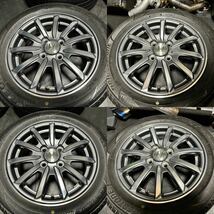 ホンダ N-WGN N-ONE N-BOX 純正 14インチ 4.5J＋40 PCD100 4穴 グレーポリッシュ BRIDGESTONN REGNO GR-Leggera 155/65R14 2018年製_画像4