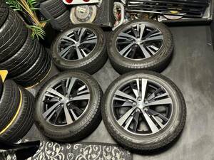 （2018年製 BLIZZAK VRX2）PEUGEOT プジョー 3008 5008 純正 18インチ 7.5J＋49 PCD108 5穴 225/55R18