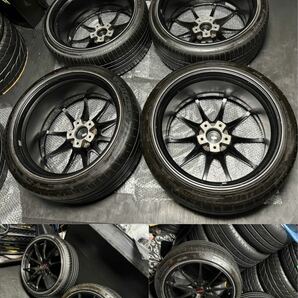 RAYS VOLK VR G25 19インチ 9.5J＋45 4本通し PCD114.3 5穴 カラー CB 鍛造 235/35ZR19 255/35ZR19 WRX GRヤリス FD3S等の画像10