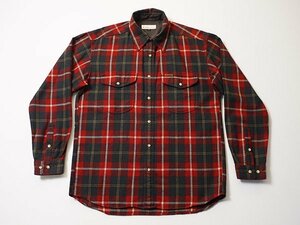 Foxfire　フォックスファイヤー　ウール　ワークシャツ　正規品　5112725　チェック　ウールシャツ　長袖　アウトドア　シャツ　Lサイズ