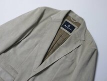 Aquascutum　アクアスキュータム　中綿入り　フェイクスエード　段返り2Bジャケット　正規品　テーラードジャケット　ブレザー　合皮_画像4