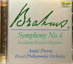 稀少盤！プレヴィン指揮ロイヤルフィル！ブラームス4番、大学祝典序曲！PREVIN BRAHMS SYMPHONY NO4