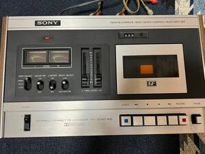 【通電確認済み】SONY ソニー STEREO CASSETTE -CORDER TC-2060 SD DOLBY SYSTEM