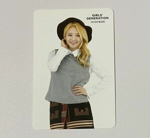 少女時代 ヒョヨン SUM トレカ Girls' Generation HYOYEON Photocard