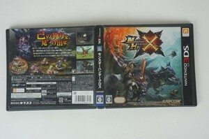 モンスターハンターＸ　クロス　モンハン　3DS　ケース付　CAPCOM　中古　ニンテンドー