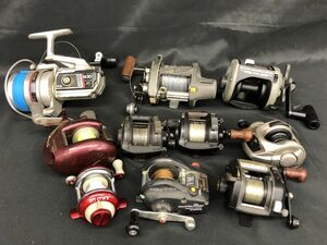 1203-004S⑦22717　リール DAIWA ダイワ SHIMANO シマノ RYOBI リョービ 他 ベイトリール スピニングリール 10点まとめ 釣具 フィッシング