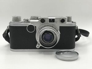 1204-119T?5430 フィルムカメラ Leica ライカ DBP ERNST LEITZ GMBH WETZLAR 本体 /レンズ Leitz Elmar f=5cm 1:3.5 撮影機器　貴重　レア