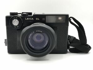 1204-120T?5430 フィルムカメラ Leica ライカ CL WETZLAR 本体/ レンズ MINOLTA M-ROKKOR 40mm 1:2 φ40.5mm ブラック 撮影機器　貴重 レア