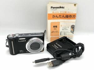1204-012S⑯22594　コンパクトデジタルカメラ Panasonic パナソニック DMC-TZ7 LUMIX ルミックス 12x 説明書・バッテリーチャージャー付き