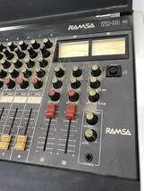 1202-109T⑳22503 ミキサー RAMSA WR-33 National ナショナル オーディオミキサー　音楽機器_画像6