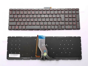 国内発送 HP Pavilion 15-ab027TU 15-ab028TU 15-ab029TU 15-ab048TU 15-ab049TU 15-ab051TU 15-ab052TU 日本語キーボード◆イルミ◇赤