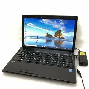 1円～1週間保証 office Windows10 NEC VersaPro VF-H(VJ19EF-H) PC-VJ19EFWZ1SRH Celeron 1005M 4GB 新品SSD:256GB15.6インチ T003183