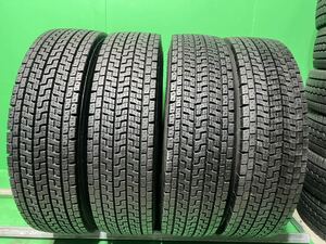 225/80R17.5 123/122 L LT ヨコハマYOKOHAMA ZEN 903ZW スタッドレス 18年製　4本　8分山　12mm以上　　225/80r17.5 B137