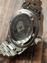 1000円スタート！TAG Heuer タグホイヤー 200m プロフェッショナル クォーツ ボーイズ・レディース腕時計 稼働品_画像4