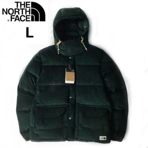 1円～!売切!【正規新品】THE NORTH FACE SIERRA DOWN CORDUROY PARKA コーデュロイ ダウンジャケット US限定 高品質 防寒(L)緑 190122-140