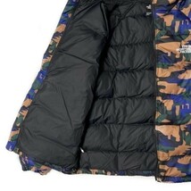 1円～!売切!【正規新品】THE NORTH FACE PRINTED HYDRENALITE HOODIE ダウンジャケット US限定 最新モデル(XXL)茶 黒 迷彩柄 190122-130_画像6