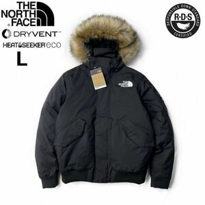 1円～!売切!【正規新品】THE NORTH FACE◆GOTHAM JACKET ダウン ゴッサムジャケット US限定 高品質 RDS 550 撥水 防寒(L)黒 190122-175