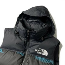 1円～!売切!【正規新品】THE NORTH FACE PRINTED 1996 RETRO NUPTSE VEST ダウンベスト ヌプシ US限定 防寒 RDS(L)青 総柄 ① 190122-115_画像7