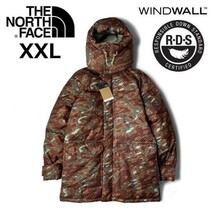 1円～!売切!【正規新品】THE NORTH FACE PRINTED 77 BROOKS RANGE JACKET ブルックス レンジ ダウン 入手困難 防寒(XXL)茶迷彩柄190122-160_画像1