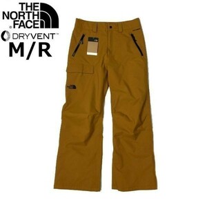 1円～!売切!【正規新品】THE NORTH FACE SEYMORE PANTS スノーパンツ セイモア US限定 DRYVENT ロゴ刺繍 撥水 スノボ(M/R)茶 190110-50