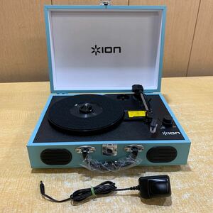 岩A○ ION Audio Vinyl Transport iT59 ポータブル トランク型 レコードプレーヤー