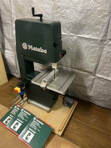 美品　METABO コンパクトバンドソー Band Sawing Machine Magnum Bs 0633 木工用　卓上 木工 直接引き取り限定　埼玉県