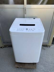 岩 ● 美品 IRIS OHYAMA/アイリスオーヤマ 全自動洗濯機 洗濯容量4.5kgステンレス槽/部屋干しモード 2023年製 IAW-T451
