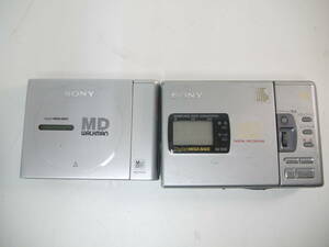 477 SONY MDWALKMAN MZ-R30/MZ-E25 ソニー MDウォークマン 2台 ポータブルMDプレーヤー