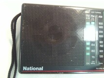 National　ナショナル RF-U40 FM/AM ポータブル携帯ラジオ★動作品_画像6