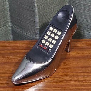  high heel type telephone machine interior american 