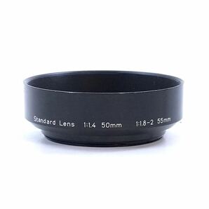 ASAHI OPT.CO. ペンタックス Standard Lens 1:1.4 50mm 1:1.8-2 55mm レンズフード 49φの画像1