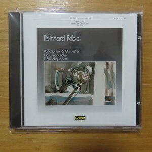 41079144;【CD/独盤/WERGO】ARDITTI-STRING-QUARTET / FEBEL:VARIATIONEN FUR ORCHESTRER(WER6050250)