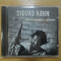 41079462;【CD】SIGURD KOHN / MORE PEPPER,PLEASE　REALRECORDS106-1_画像1