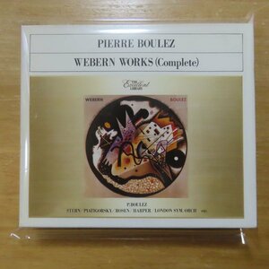 4988009254357;【4CD/SONY初期/CSR刻印】ブーレーズ / ウェーベルン全集(OODC973~6)