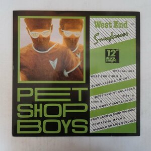 46050466;【Germany盤/12inch/45RPM】Pet Shop Boys / West End - Sunglasses