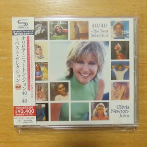 4988005632760;【2SHM-CD】オリビア・ニュートン・ジョン / 40/40~ベスト・セレクション　UICY-91707/8