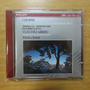 028942070622;【CD/西独盤/蒸着仕様】ARRAU, INBAL / CHOPIN: PIANO CONCERTO NO.1