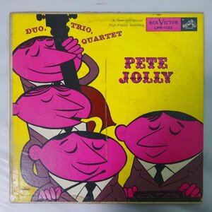 14026894;【US盤/Victor/黒銀ニッパーラベル/深溝/MONO/マト両面1S】Pete Jolly / Duo, Trio, Quartet