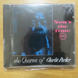 41080840;【CD/西独盤/蒸着仕様】CHARLIE PARKER / NOW'S THE TIME　825671-2