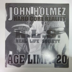 10017393;【国内盤/7inch】John Holmez / Age Limit 20 / Hard Core Reality / Real Life Society