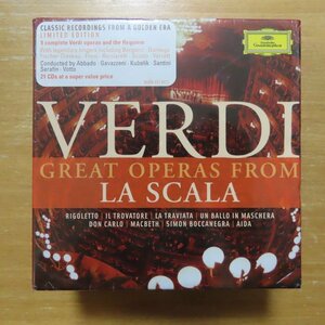 41081667;【未開封/21CDBOX】ABBADO etc. / VERDI:GREAT OPERAS FROM LA SCALA