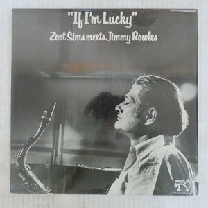 46054701;【US盤/PABLO/シュリンク】Zoot Sims Meets Jimmy Rowles / If I'm Lucky