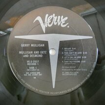 46054705;【US盤/Verve/2LP/シュリンク】Gerry Mulligan / Mulligan And Getz And Desmond_画像3