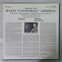 14027171;【US盤/BLUE NOTE/NewYorkラベル/RVG刻印/耳】Cannonball Adderley キャノンボール・アダレイ / Somethin' Else_画像2