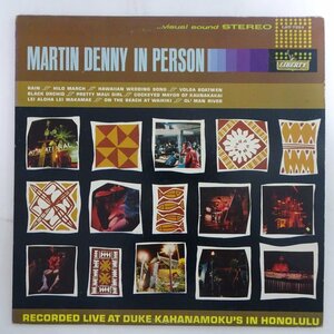 14027301;【US盤/LIBERTY/虹ラベル/深溝】Martin Denny / In Person