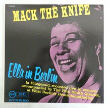 46055339;【国内盤/Verve】Ella Fitzgerald Accompanied By The Paul Smith Quartet / Mack The Knife - Ella In Berlin_画像1