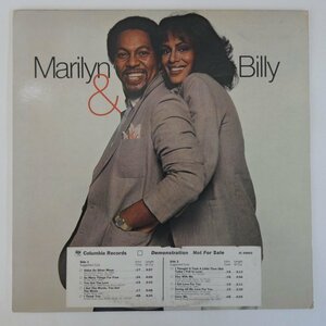 46055888;【US盤/プロモ白ラベル】Marilyn & Billy / S・T